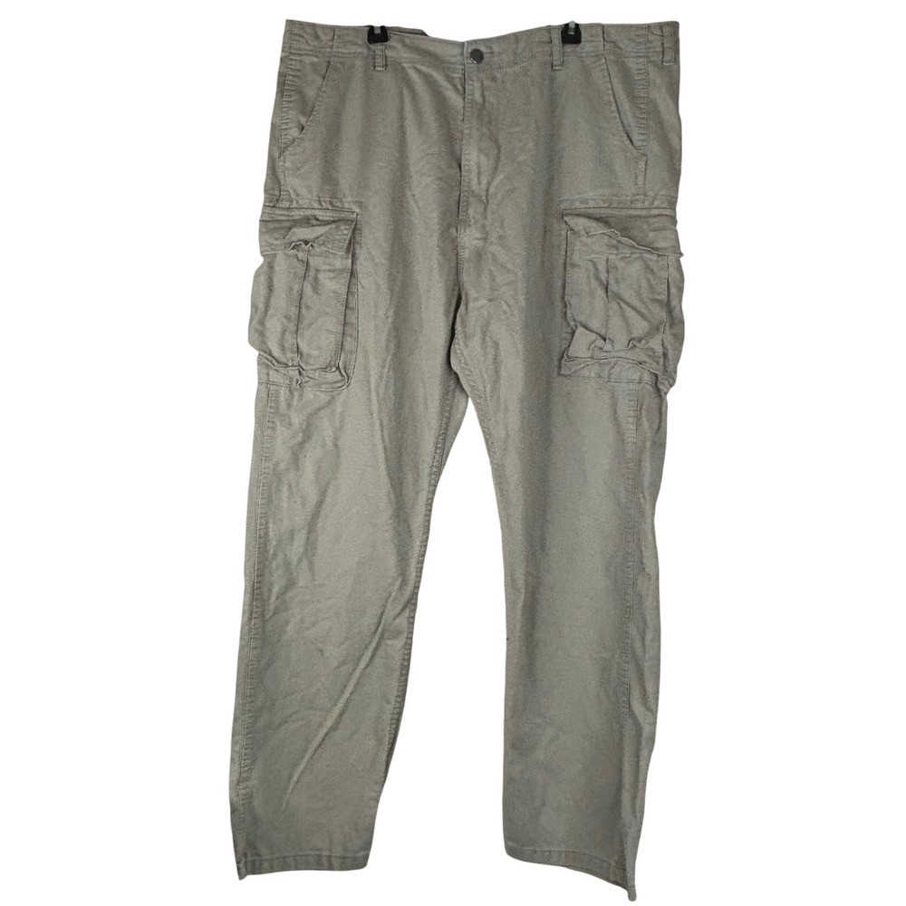 Levis Cargo Pants Loose Fit Mens 44x32 Khaki Tan Cotton Utility Trousers